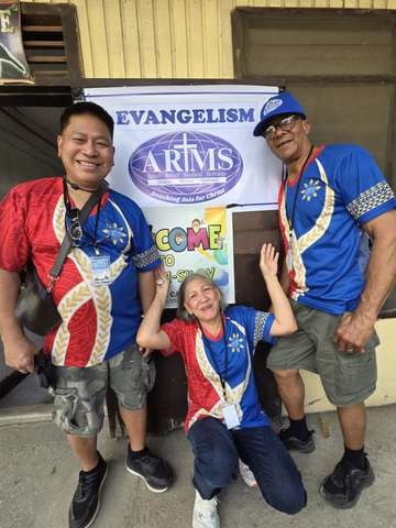A photograph from an ARMS outreach.