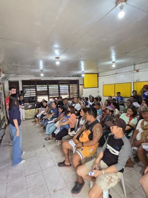 A photograph from an ARMS outreach.