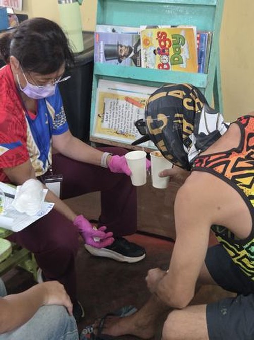 A photograph from an ARMS outreach.