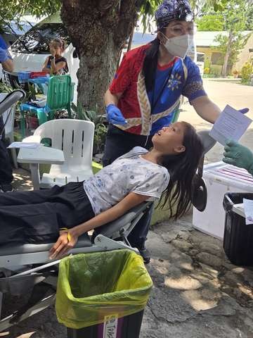 A photograph from an ARMS outreach.