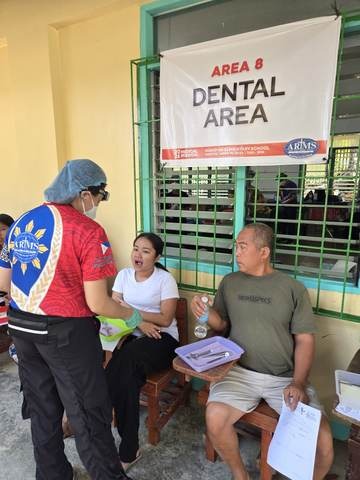 A photograph from an ARMS outreach.