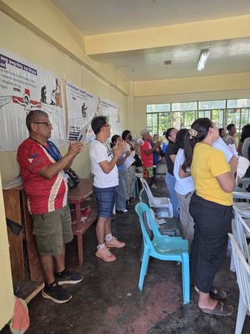 A photograph from an ARMS outreach.
