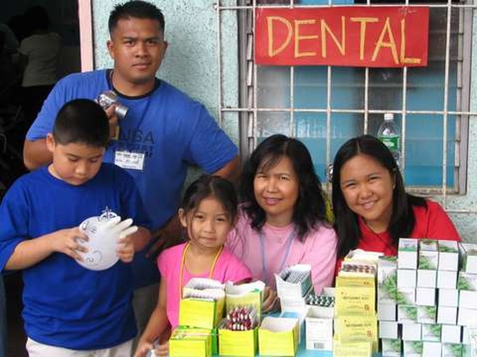 A photograph from an ARMS outreach.